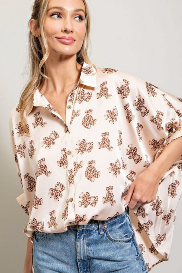 Blusa estampada Oso de peluche 🧸