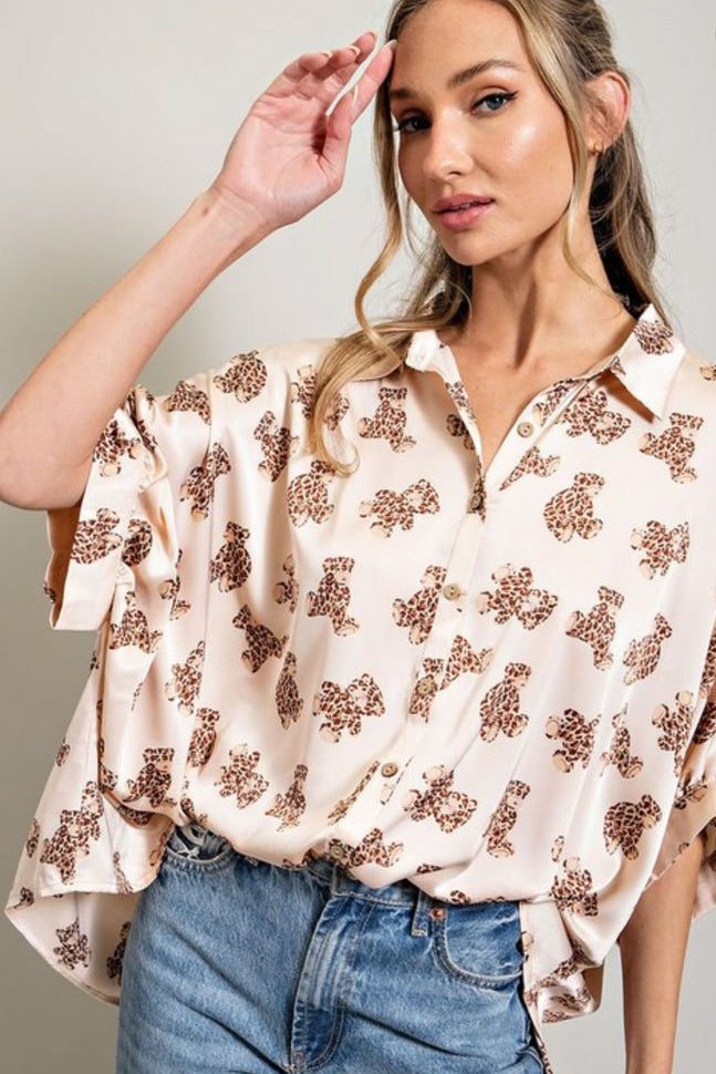Blusa estampada Oso de peluche 🧸