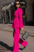 Suit pink executive
