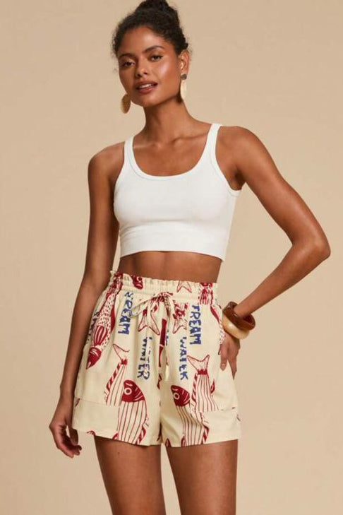 Short estampado