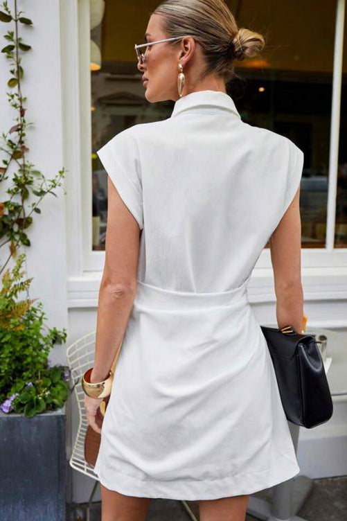 Vestido camisero corto