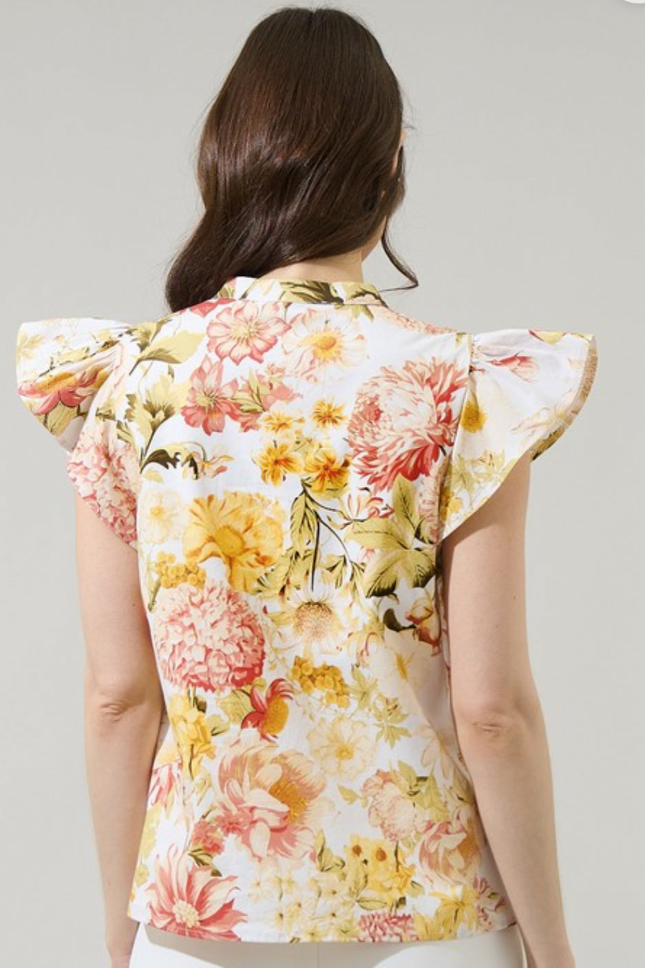 Blusa con estampado floral