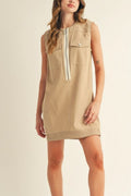 Leanna Beige Dress Casual