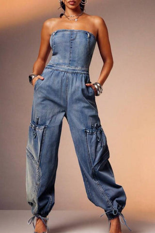 Enterizo denim