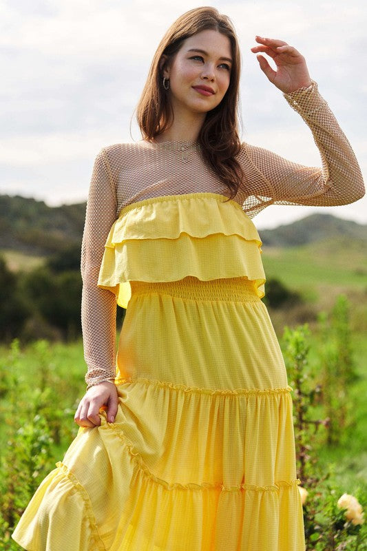 Kinsley Dress - Yellow