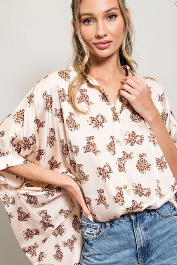 Blusa estampada Oso de peluche 🧸