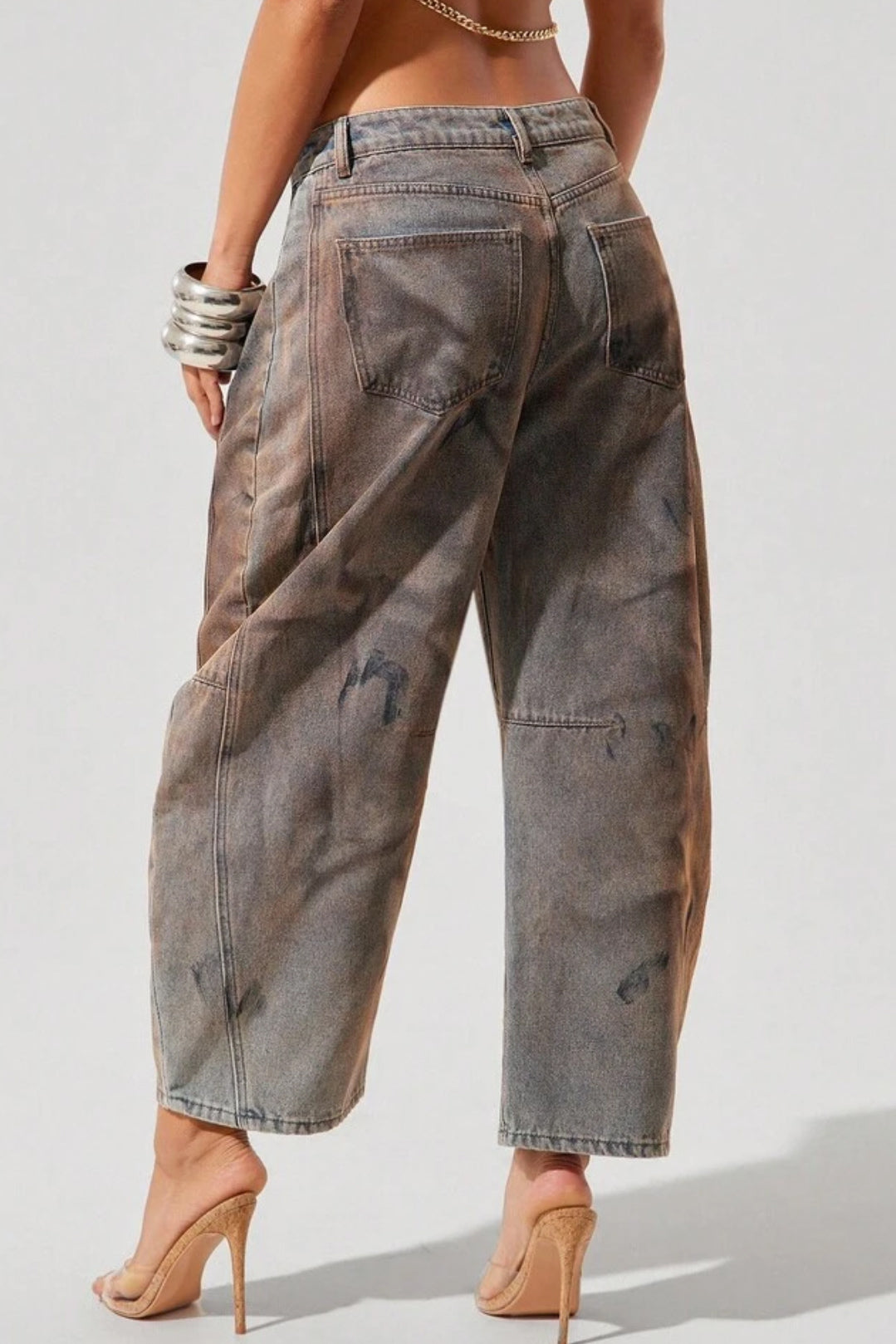 Denimoi Jeans de pierna ancha 🤎