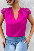 Artemis Top - Red Violet