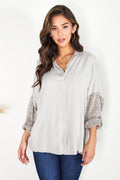 Stone Oversized Top