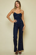 Chain Stitch Jumpsuit - Denim