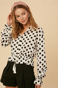 Yonder Polka Button Down Top