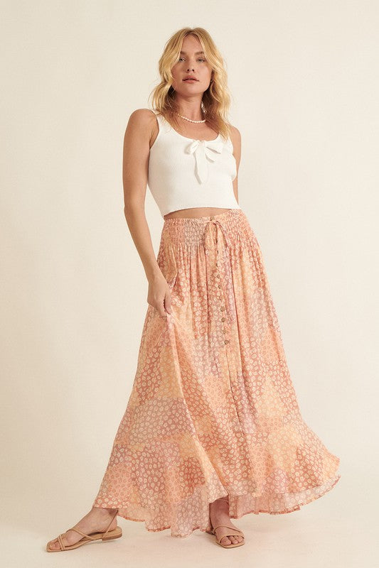 Camille Floral Maxi Skirt