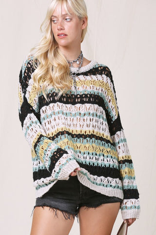 Joey Crochet Sweater