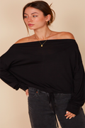 Speechless Noir Top - Black