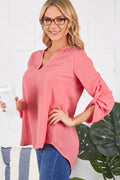 Unveil Lady Top in Coral