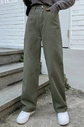 Mina Olive Jeans