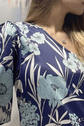 Springtime Floral Top - Blue