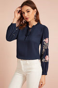 Zungui Navy Top