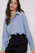 Minami Blouse - Dusty Blue