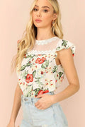 Spring Floral Blouse
