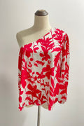 Springtime Floral Top - Red