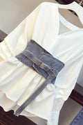 Geisha White Blouse (PREORDERS)