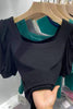 Meera S-Neck Ribbed Top
