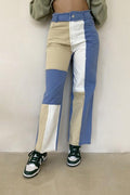 Cerline Patchwork Pants